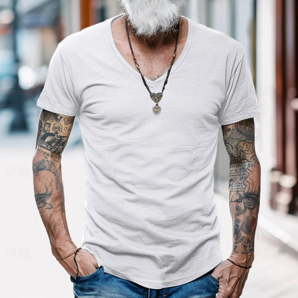 David | T-shirt élégant pour homme été