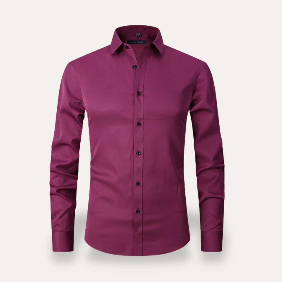 Chemise Homme Satin Élégante