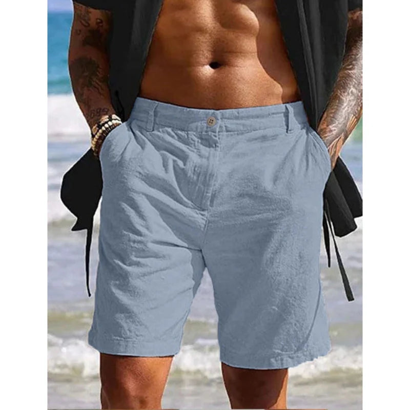 Charles – Short D'Été En Lin Pour Homme