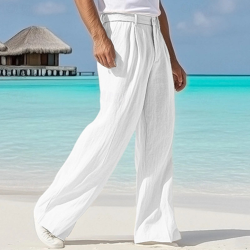 Mickaël | Pantalon d'été en lin pour homme
