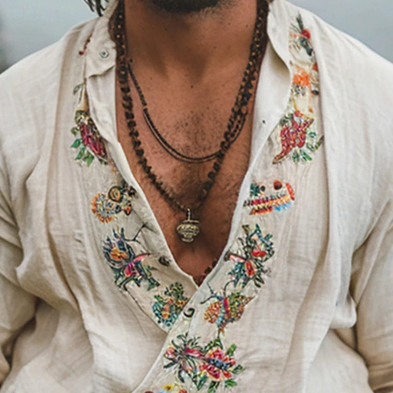 Remi | Chemise d'été bohème pour homme