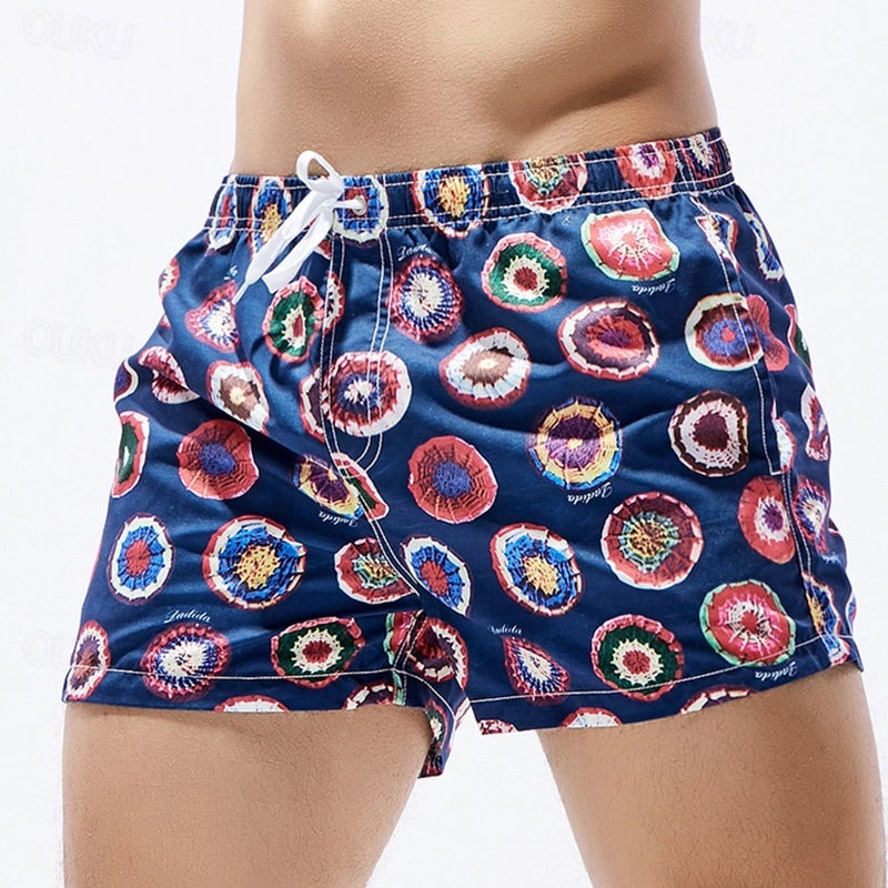 Maillot de bain homme léger séchage rapide rayé